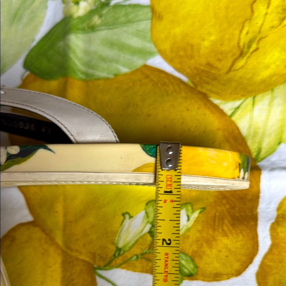 Dolce & Gabbana Lemon Print flip flops Size: 41 - Picture 6 of 9